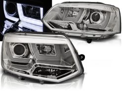Scheinwerfer DRL LED Tagfahrlicht Für VW T5 GP Facelift Bj. 10-15 Chrom LTI