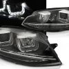 Scheinwerfer DRL LED Tagfahrlicht Für VW Golf 7 Bj. 12-16 Schwarz Chrom Mit LED Blinker -Scheinwerfer LPVWP1 WL 1280x1280