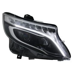 Voll LED Scheinwerfer Tagfahrlicht Für Mercedes V-Klasse / Vito W447 Bj. 14-23 Schwarz LED Blinker -Scheinwerfer MBVT447VLED 2 1280x1280