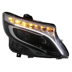 Voll LED Scheinwerfer Tagfahrlicht Für Mercedes V-Klasse / Vito W447 Bj. 14-23 Schwarz LED Blinker -Scheinwerfer MBVT447VLED 4 1280x1280