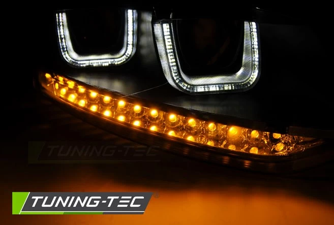 Scheinwerfer U-Tube LED Tagfahrlicht Optik Für VW Polo 6R 6C Bj. 09-17 Schwarz 7 Scheinwerfer U-Tube LED Tagfahrlicht Optik Für VW Polo 6R 6C Bj. 09-17 Schwarz – Bild 5