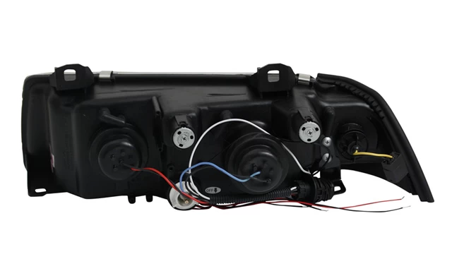 Scheinwerfer Angel Eyes Für BMW 3er E36 Limo Touring Bj. 90-99 Chrom 5 Scheinwerfer Angel Eyes Für BMW 3er E36 Limo Touring Bj. 90-99 Chrom – Bild 3