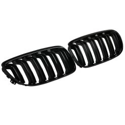 Nieren Kühlergrill 3er Für BMW E90 E91 LCI Bj. 08-12 Schwarz Doppelsteg Klavierlack