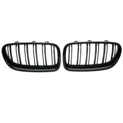 Nieren Kühlergrill 5er Für BMW F10 F11 F18 Bj. 2010- Schwarz Klavierlack Doppelsteg -Scheinwerfer pgb008bg 3 1280x1280