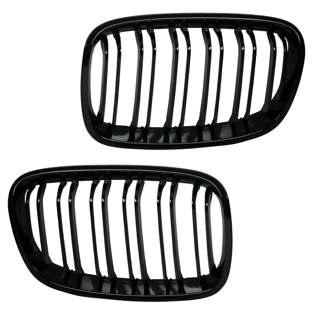 Nieren Kühlergrill 1er Für BMW F20 F21 Bj. 2011-2015 Schwarz Klavierlack Doppelsteg 4 Nieren Kühlergrill 1er Für BMW F20 F21 Bj. 2011-2015 Schwarz Klavierlack Doppelsteg – Bild 2