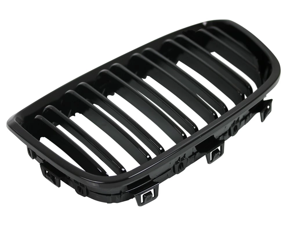 Nieren Kühlergrill 1er Für BMW F20 F21 Bj. 2011-2015 Schwarz Klavierlack Doppelsteg 6 Nieren Kühlergrill 1er Für BMW F20 F21 Bj. 2011-2015 Schwarz Klavierlack Doppelsteg – Bild 4