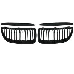 Nieren Kühlergrill Für 3er BMW E90 E91 Bj. 05-08 Schwarz Klavierlack Doppelsteg -Scheinwerfer pgb010bg 3 1280x1280