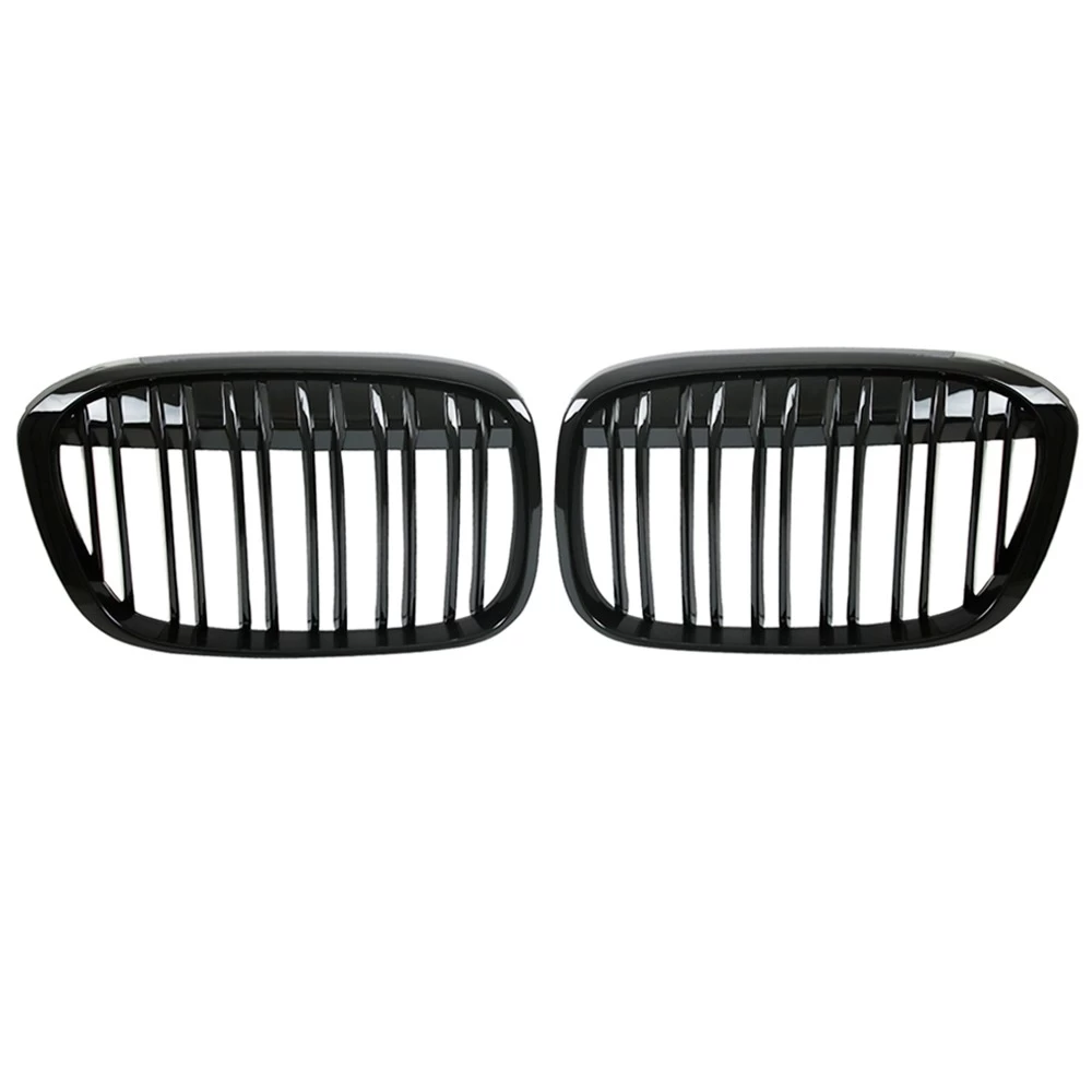 Nieren Kühlergrill Für BMW X1 F48 Bj. 2015- Schwarz Doppelsteg Klavierlack 5 Nieren Kühlergrill Für BMW X1 F48 Bj. 2015- Schwarz Doppelsteg Klavierlack – Bild 3