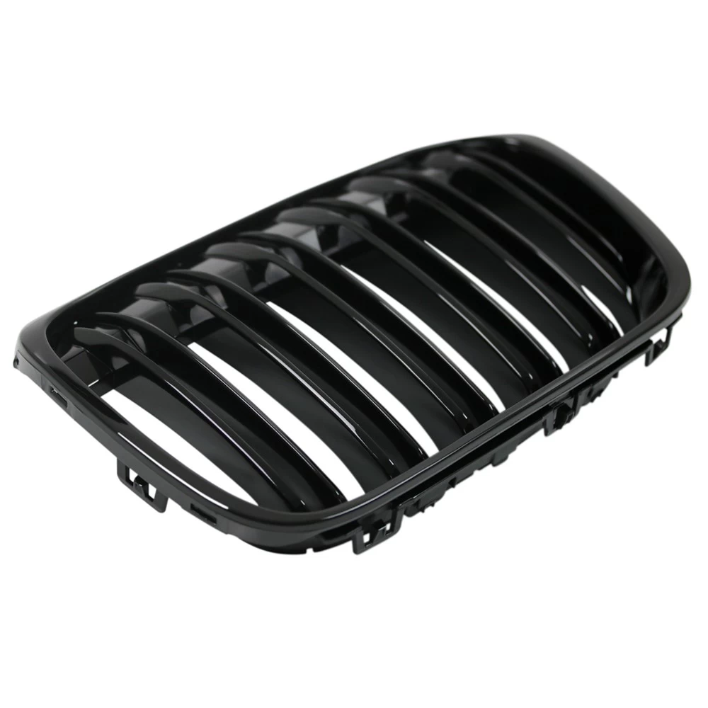 Nieren Kühlergrill Für BMW X1 F48 Bj. 2015- Schwarz Doppelsteg Klavierlack 6 Nieren Kühlergrill Für BMW X1 F48 Bj. 2015- Schwarz Doppelsteg Klavierlack – Bild 4