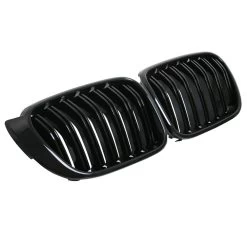 Nieren Kühlergrill Für BMW X3 F25 X4 F26 Bj. 2014- Schwarz Klavierlack Doppelsteg