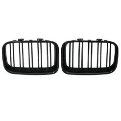 Nieren Kühlergrill Frontgrill Für BMW E36 Bj. 91-96 Schwarz Klavierlack Doppelsteg -Scheinwerfer pgb020bg 3 1280x1280