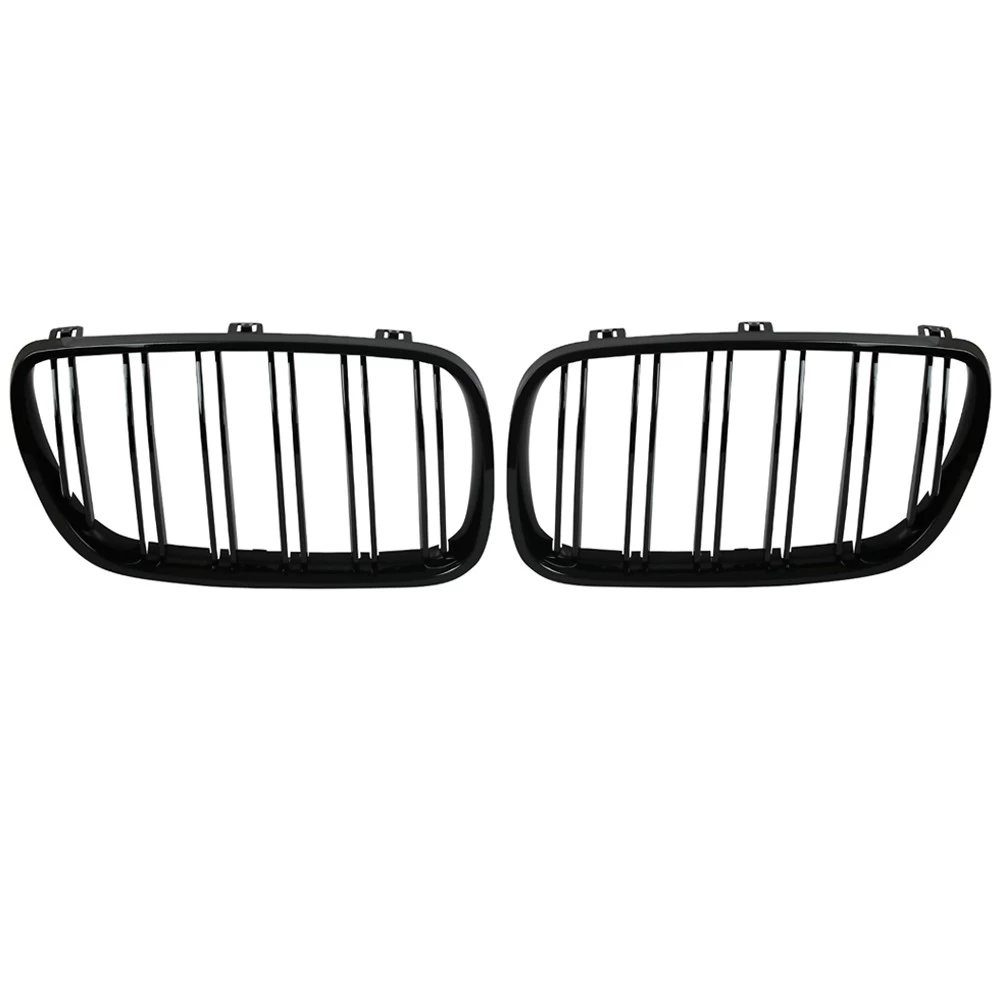 Nieren Kühlergrill Grill Für BMW X3 E83 Bj. 2006-2010 Schwarz Klavierlack Doppelsteg 5 Nieren Kühlergrill Grill Für BMW X3 E83 Bj. 2006-2010 Schwarz Klavierlack Doppelsteg – Bild 3