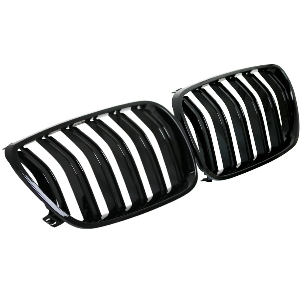 Nieren Kühlergrill Grill Für BMW X3 E83 Bj. 2006-2010 Schwarz Klavierlack Doppelsteg 3 Nieren Kühlergrill Grill Für BMW X3 E83 Bj. 2006-2010 Schwarz Klavierlack Doppelsteg