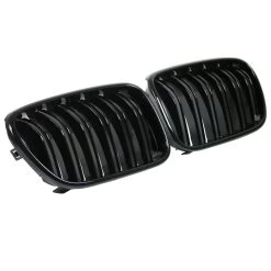 Nieren Kühlergrill Grill Für BMW X3 F25 Bj. 2010-2014 Schwarz Klavierlack Doppelsteg