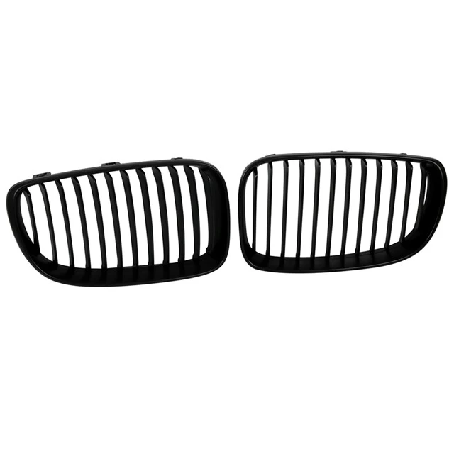 Nieren Kühlergrill 1er Für BMW E81 E87 LCI Bj. 07-11 Schwarz Klavierlack Doppelsteg 4 Nieren Kühlergrill 1er Für BMW E81 E87 LCI Bj. 07-11 Schwarz Klavierlack Doppelsteg – Bild 2