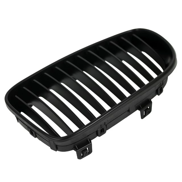 Nieren Kühlergrill 1er Für BMW E81 E87 LCI Bj. 07-11 Schwarz Klavierlack Doppelsteg 6 Nieren Kühlergrill 1er Für BMW E81 E87 LCI Bj. 07-11 Schwarz Klavierlack Doppelsteg – Bild 4