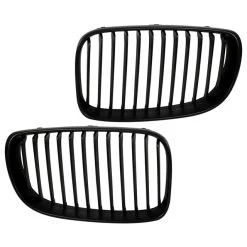 Nieren Kühlergrill 1er Für BMW E81 E87 LCI Bj. 07-11 Schwarz Klavierlack Doppelsteg