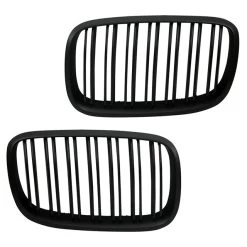 Nieren Kühlergrill Grill Für BMW X5 E70 X6 E71 Bj. 2006-2014 Schwarz Doppelsteg