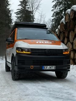 VOLL LED Scheinwerfer Tagfahrlicht Für VW T6 Bj. 15-19 Schwarz Mit Dynamischem LED Blinker -Scheinwerfer vollledt6 sw kunde3 1280x1280
